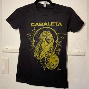 Cabaleta T-Shirt with Gold Graphic
